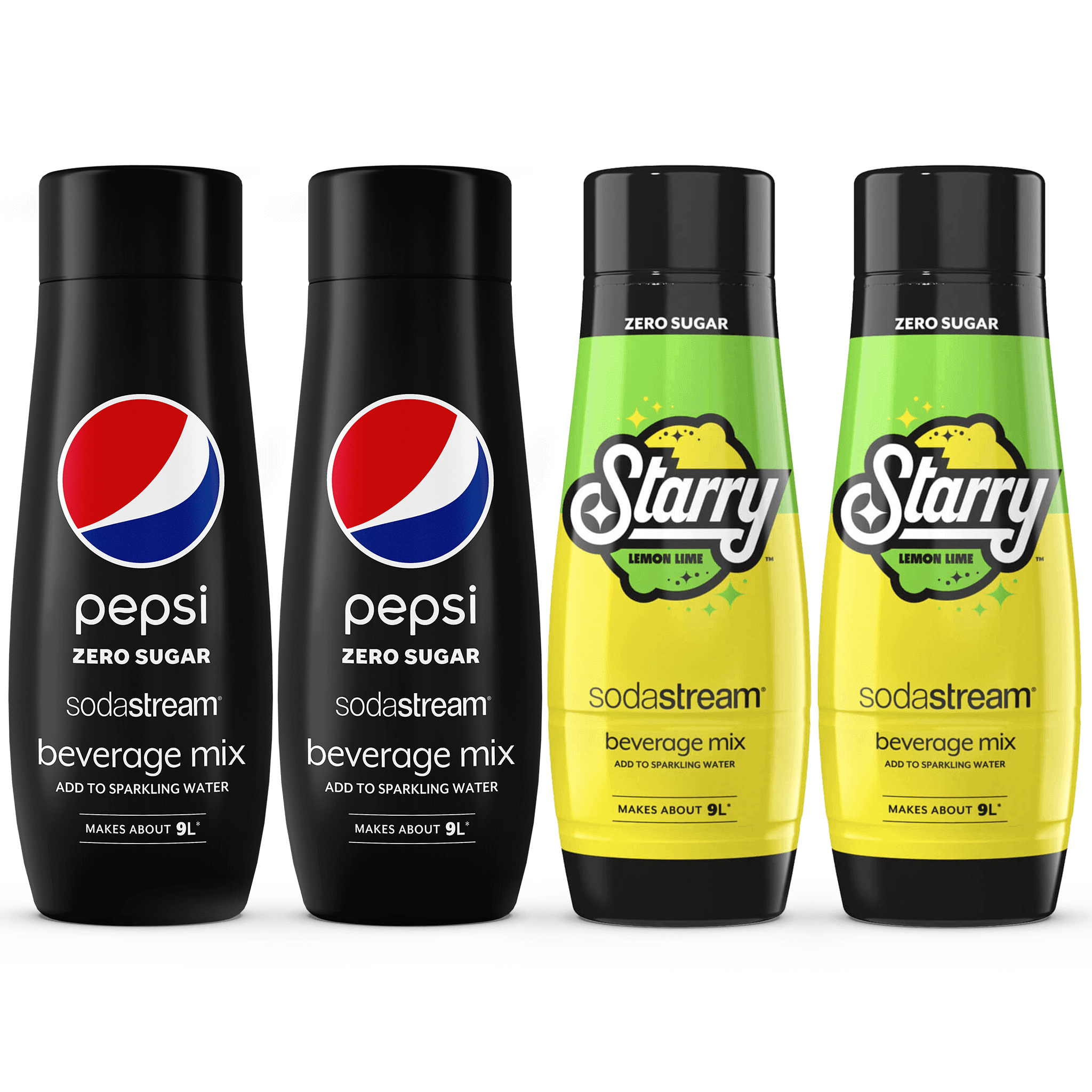 SodaStream® 4pk - Pepsi Zero Drink Mix Variety Set