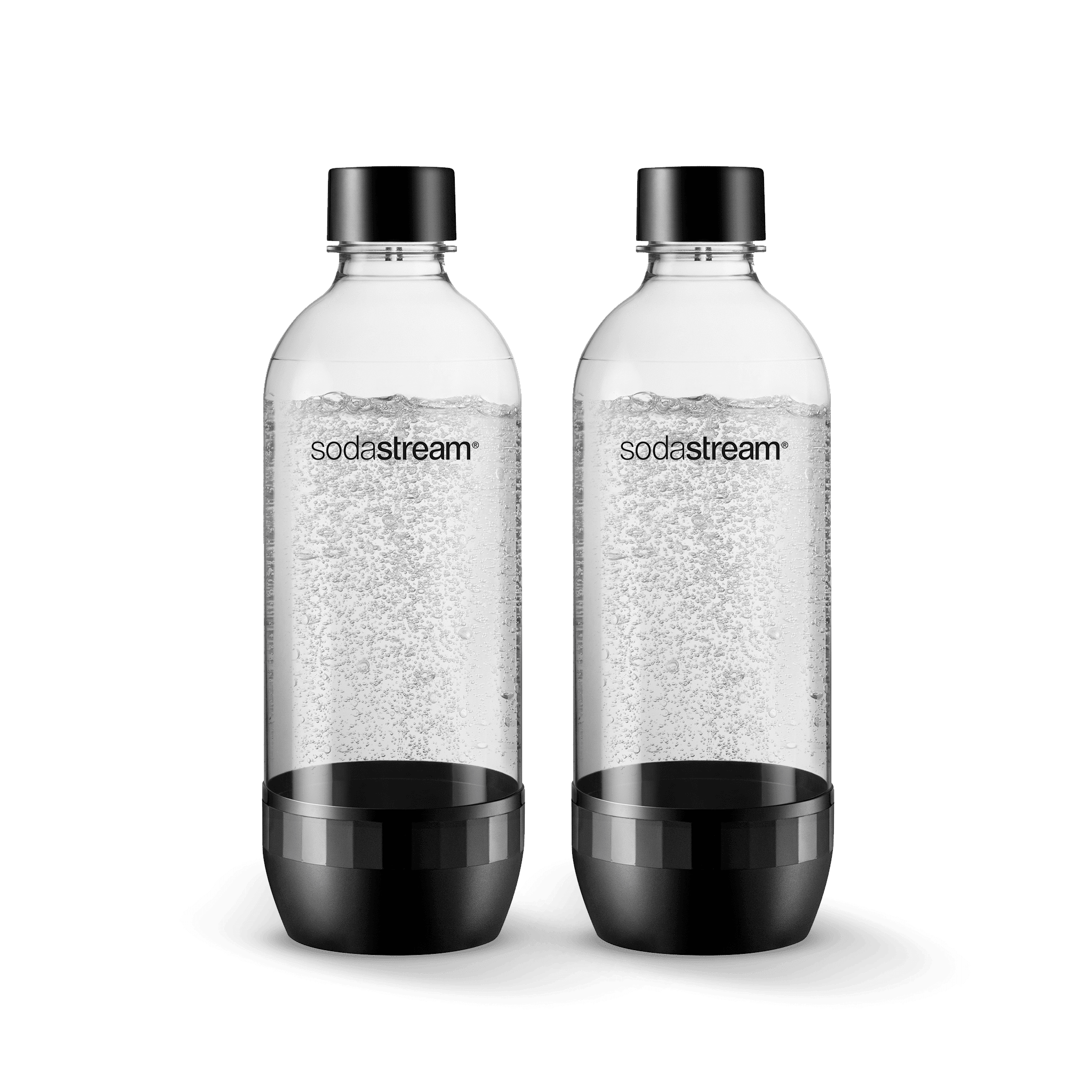 1 L Black Bottles Twin Pack sodastream