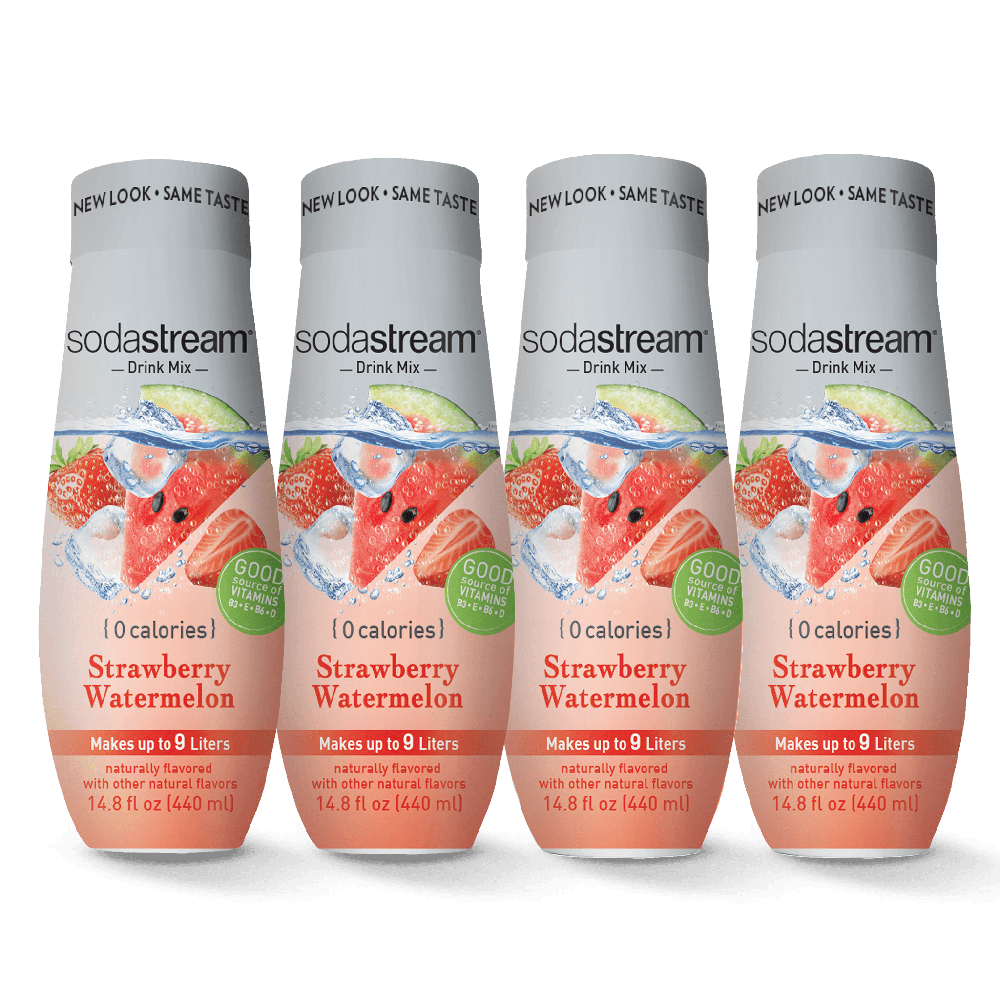 Strawberry Watermelon Zero Calorie 4 Pack sodastream