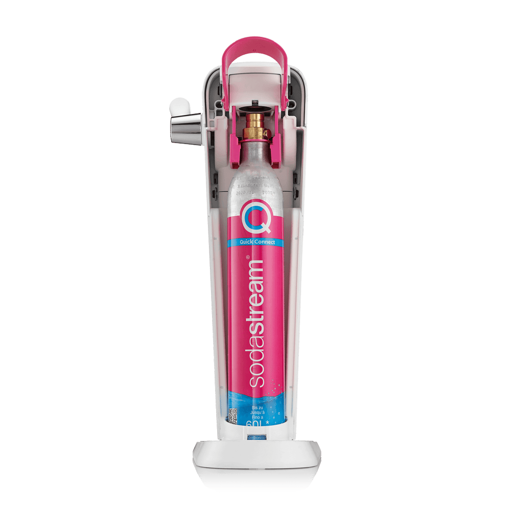 sodastream art white sparkling water maker with quick connect