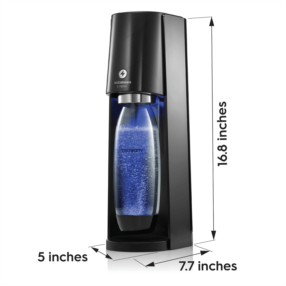 SodaStream E-Terra sparkling water maker dimensions