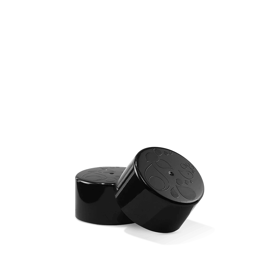 replacement Black Bottle Caps Twin Pack