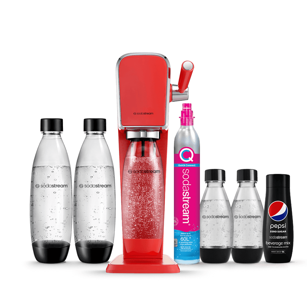 sodastream art red hydration pack